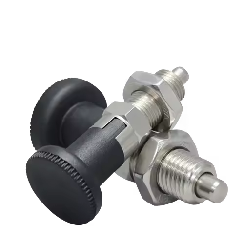 Stainless Steel Spring Loaded Locking Pin Indexing Plunger Customize CNC