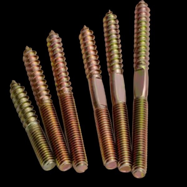 Customized Zinc-Plated Self-Tapping Dowel Screw Double Ended for Versatile Fastening