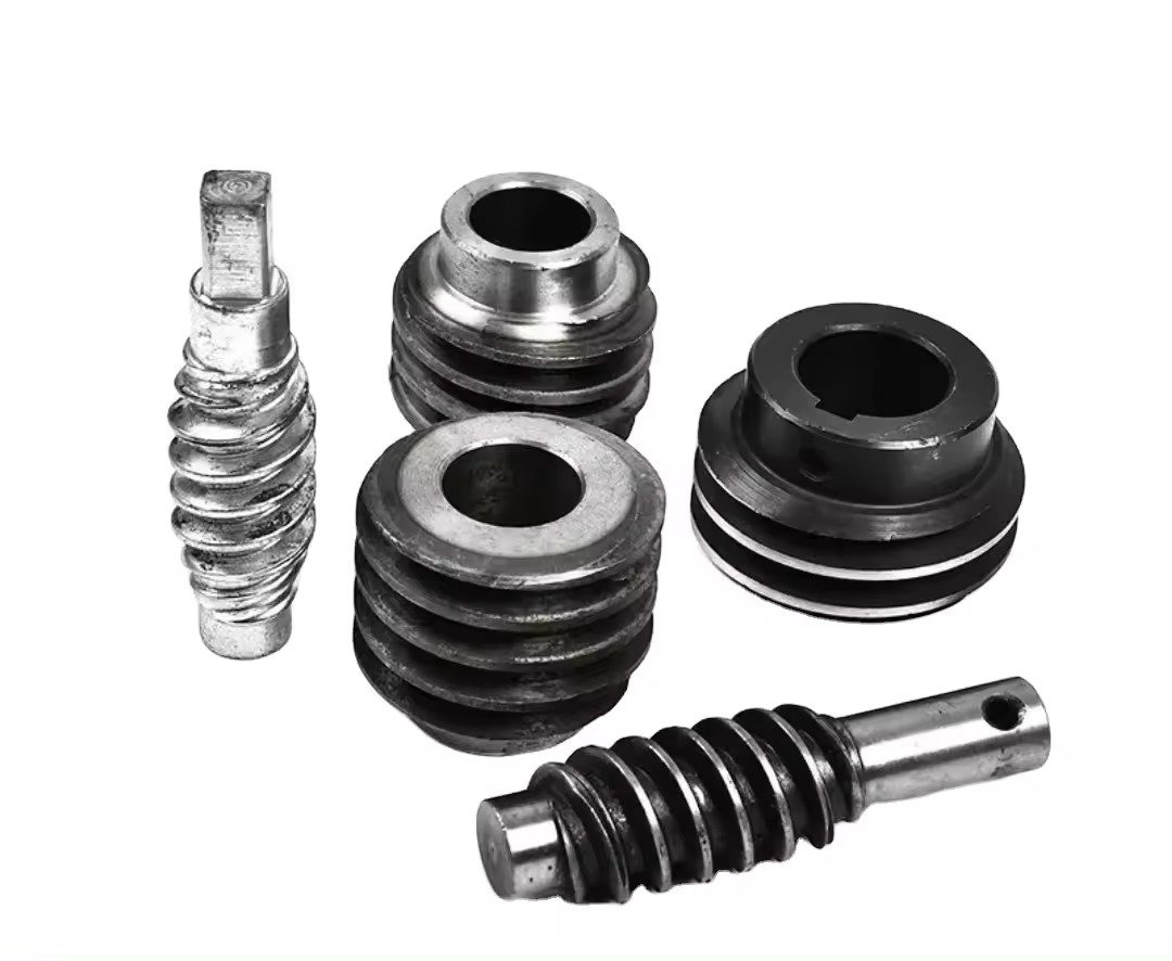 Reducer motor elevator long worm machine screw non standard shaped gear